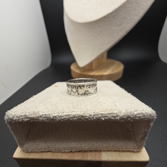 Silver Engraved Ring (2185) - Picture 3 of 3